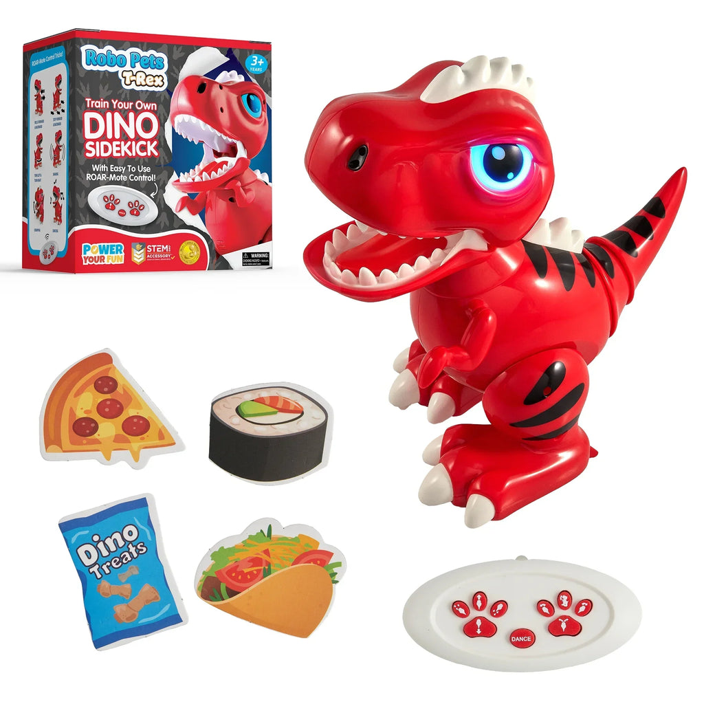USA Toyz Robot Pets T-Rex Dinosaur Toy - Red