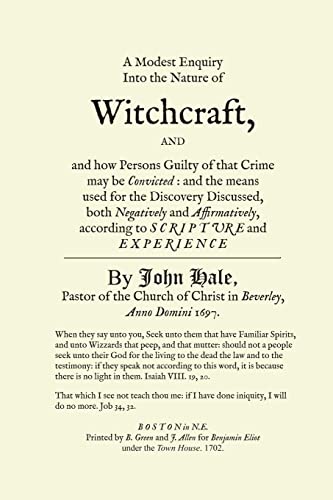 A Modest Enquiry Into the Nature of Witchcraft - Paperback