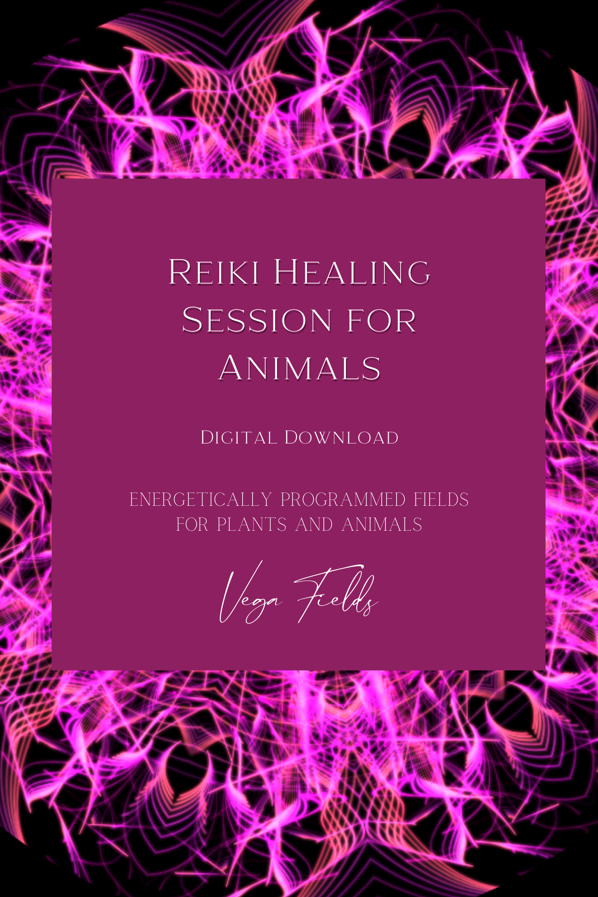 Reiki Healing (Digital Mandala & Audio) - by Vega Fields™ Angel Collection
