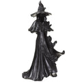 24" Battery Operated Witch With Light Black