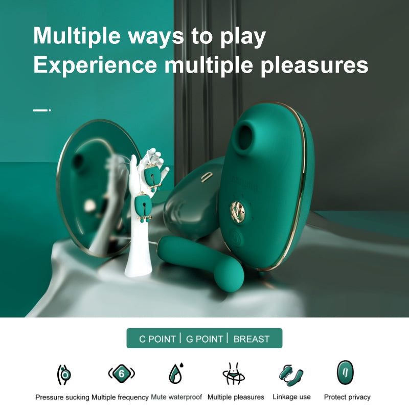 QINGNAN Quartet Sex Toy Kit for Clit, G-Spot, Anal & Nipples