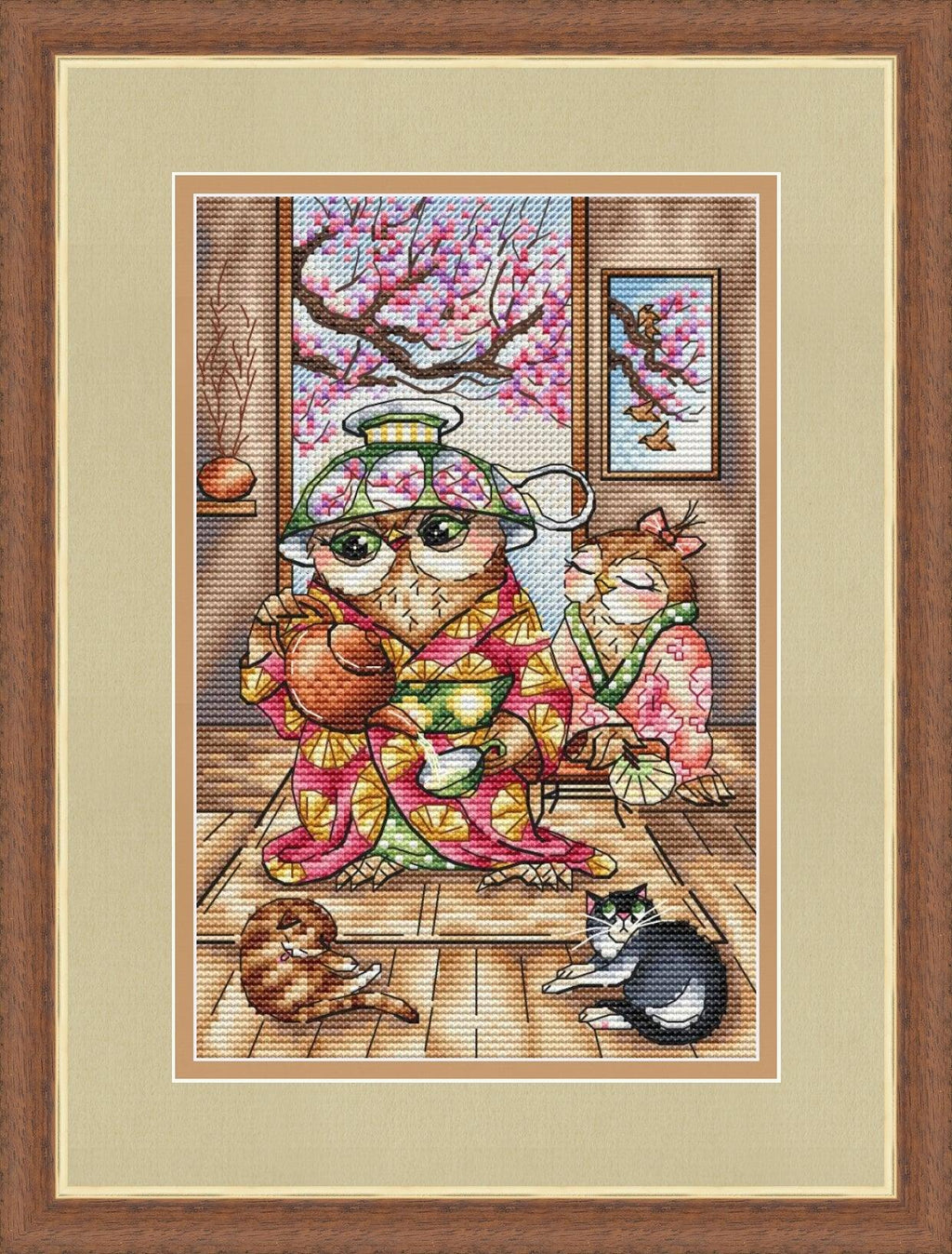 Tea Ceremony - PDF Cross Stitch Pattern