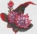 Witch Hat with Flowers - PDF Cross Stitch Pattern